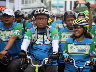 600 Orang Ikuti Ajang Gowes Bareng BPJS TK