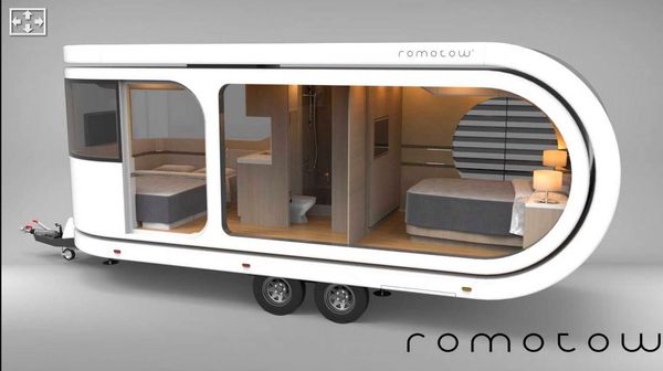 Mobil Caravan Berdesain seperti USB