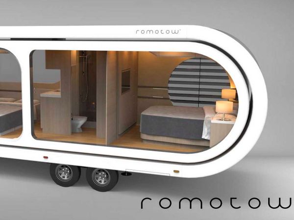 Mobil Caravan Berdesain seperti USB