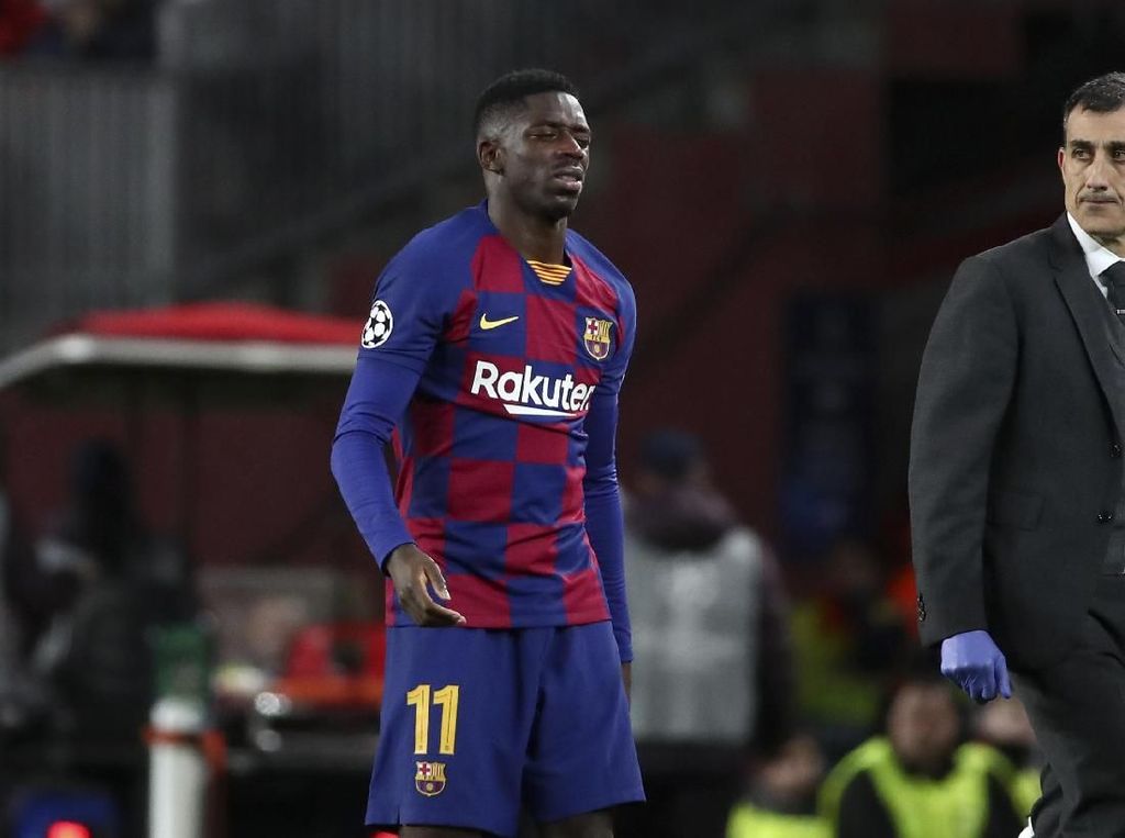 Ousmane Dembele Menepi 10 Pekan Ousmane Dembele Menepi 10 Pekan