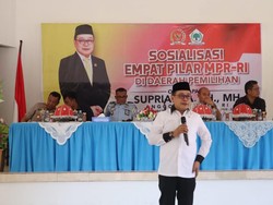 Anggota MPR RI Supriansa Sosialiasikan 4 Pilar di Lapas Maros