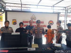 Tusuk Teman Kencan Wanita di Hotel, Pria di Mataram Ditangkap