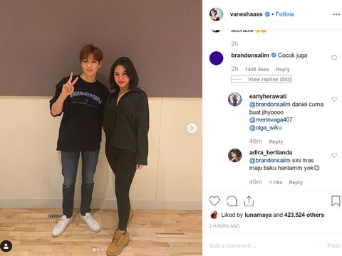 Vanesha Prescilla dan Kang Daniel