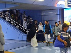Malam Ini, Massa Reuni 212 Mulai Berdatangan via Stasiun Juanda