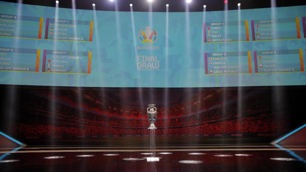 Drawing Piala Eropa 2020: Jerman, Prancis, dan Portugal Segrup (AP Photo/Vadim Ghirda)