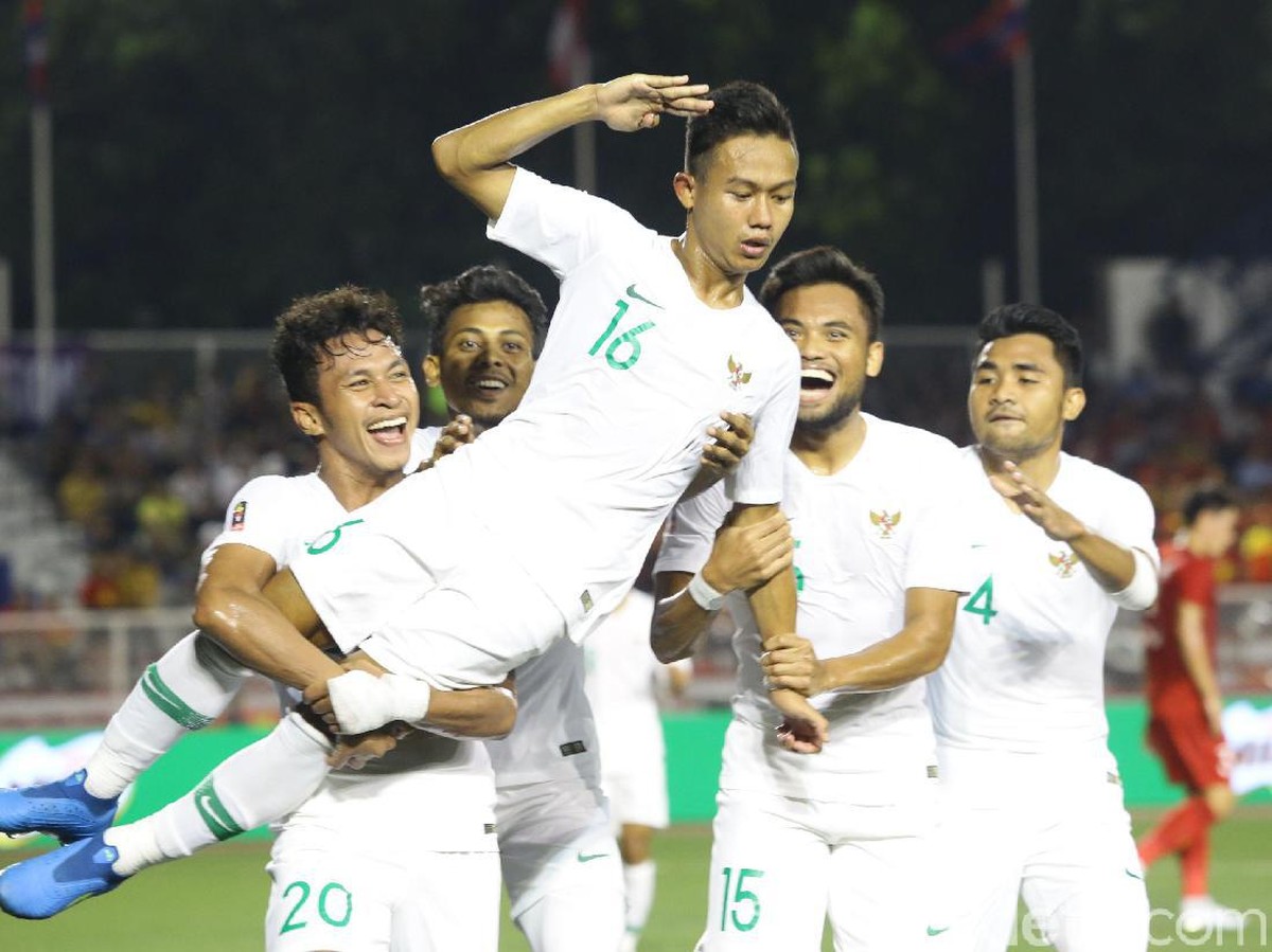 Timnas Indonesia harus menang atas Laos untuk menyegel tiket ke semifinal SEA Games 2019. (Foto: Grandyos Zafna/detikcom)