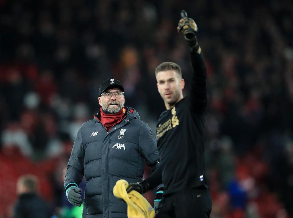 Klopp: Van Dijk Bukan Man of The Match, tapi Adrian Klopp: Van Dijk Bukan Man of The Match, tapi Adrian
