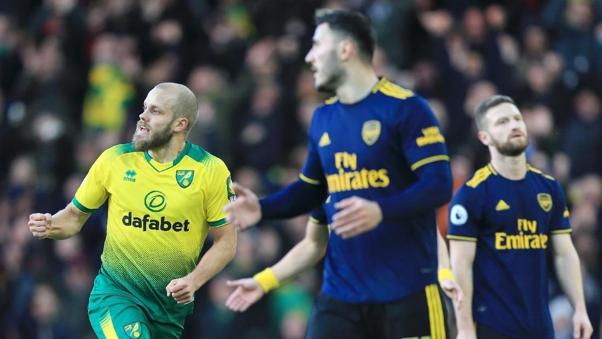 Link live streaming Arsenal vs Norwich City nisa di simak di sini. (Foto: Getty Images/Stephen Pond)