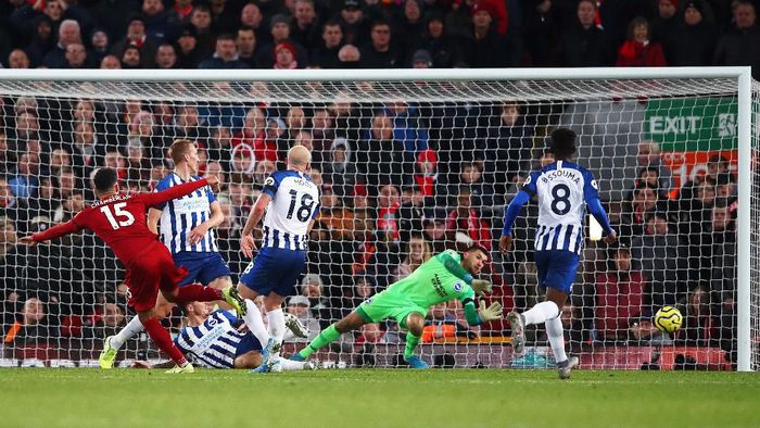 Liverpool bisa menang lebih besar andaikan tidak buang-buang peluang ke gawang Brighton (Clive Brunskill/Getty Images) Liverpool bisa menang lebih besar andaikan tidak buang-buang peluang ke gawang Brighton (Clive Brunskill/Getty Images)