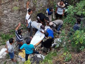 Motor Terjun Jurang yang Tewaskan Satu Keluarga Karena Rem Blong