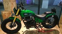 Motor Custom Kelir Hijau Milik Presiden Jokowi