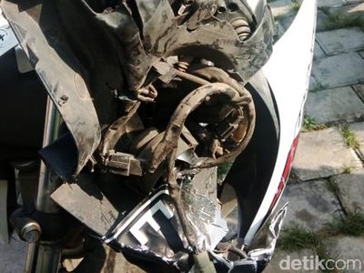 Kondisi Motor Mahasiswa yang Tewas Kecelakaan Saat Dinanti Ortu Wisuda