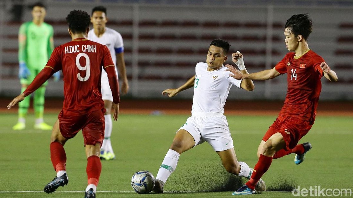 Timnas Indonesia akan menghadapi Vietnam di final sepakbola SEA Games 2019 (Grandyos Zafna/detikSport)