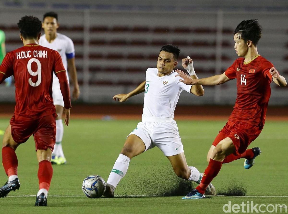 Jadwal final SEA Games 2019: Indonesia vs Vietnam. (Foto: Grandyos Zafna/detikcom)