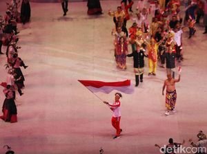 Merah Putih Berkibar di Philippine Arena