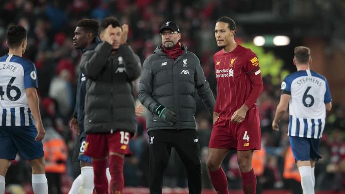 Keunggulan 11 poin di puncak klasemen tak berarti apa-apa untuk Juergen Klopp (AP Photo/Jon Super) Keunggulan 11 poin di puncak klasemen tak berarti apa-apa untuk Juergen Klopp (AP Photo/Jon Super)