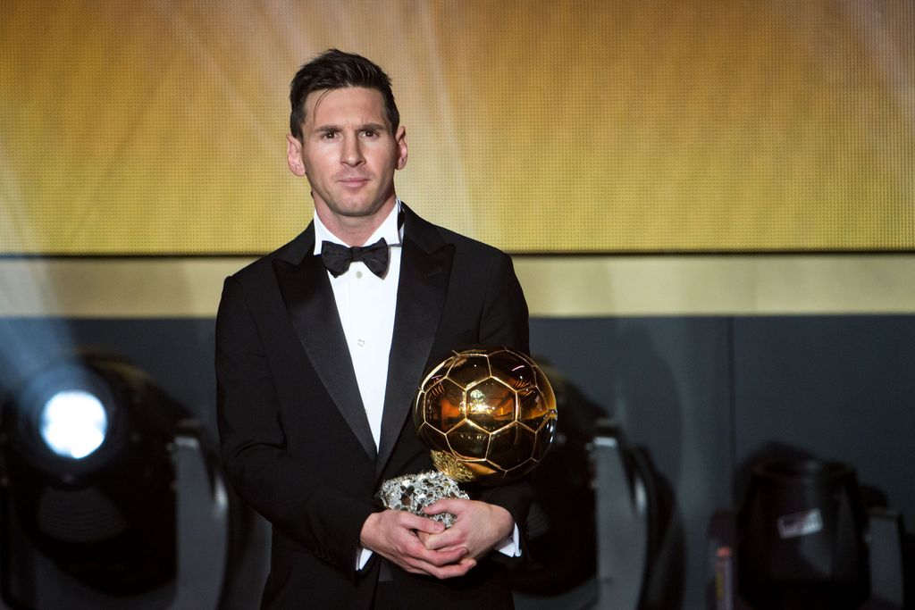 ZURICH, SWITZERLAND - JANUARY 11: FIFA Ballon d'Or winner Lionel Messi of Argentina and FC Barcelona looks on during the FIFA Ballon d'Or Gala 2015 at the Kongresshaus on January 11, 2016 in Zurich, Switzerland. (Photo by Philipp Schmidli/Getty Images)