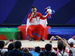 Momen Eko Yuli Sabet Emas SEA Games 2019