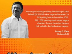 Menkominfo Bawa RUU Perlindungan Data Pribadi ke DPR Akhir Tahun Ini