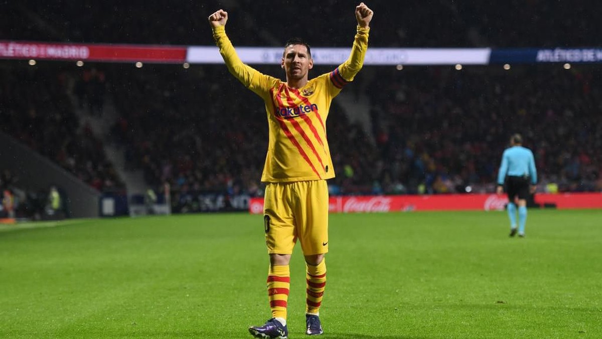 Lionel Messi mampu menentukan kemenangan Barcelona saat menghadapi Atletico Madrid (Foto: Denis Doyle/Getty Images)