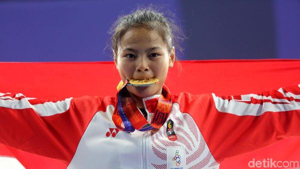 Lifter Muda Windy Cantika Sumbang Emas untuk Indonesia