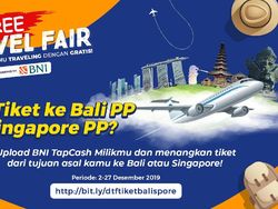 Mau Tiket Gratis ke Bali dan Singapura?
