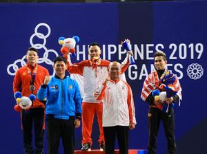 Hampir Copot Jantung Menko PMK Nonton Angkat Besi di Sea Games Filipina