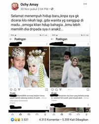 Viral Istri Curhat Suami Kawin Lagi