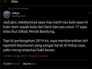 Pesepakbola yang Kakinya Diamputasi Kini Ikut Ajang Sepakbola Khusus Disabilitas Pesepakbola yang Kakinya Diamputasi Kini Ikut Ajang Sepakbola Khusus Disabilitas