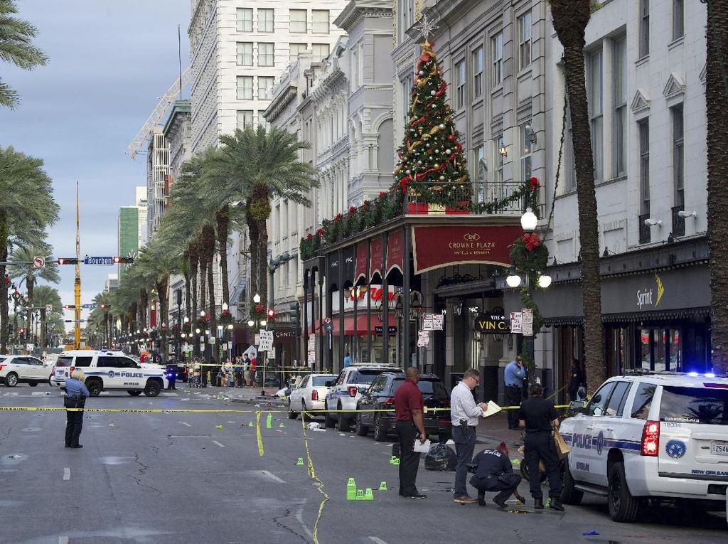 10 Orang Luka-luka dalam Penembakan di Area Wisata New Orleans