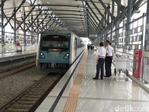 Jalur Layang Kereta Api di Medan Mulai Dioperasikan