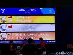 Eko Yuli Persembahkan Emas Keenam untuk Indonesia di SEA Games