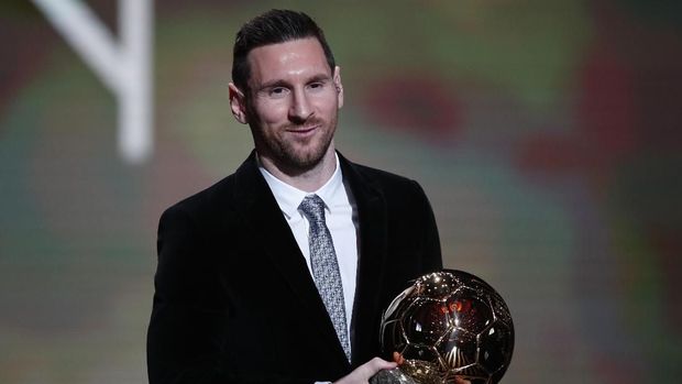 Lionel Messi sudah mengoleksi enam Ballon d'Or. (