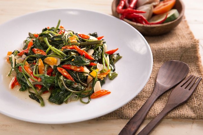 Resep tumis kangkung. Foto: iStock