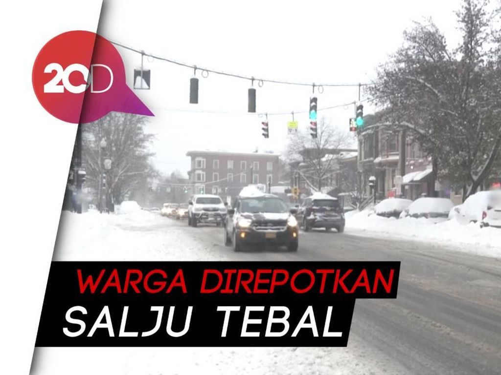 New York Diselimuti Salju Tebal New York Diselimuti Salju Tebal