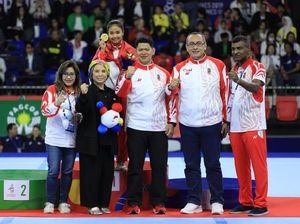 Rifda Raih Emas dari Senam Meja Lompat, Dwi Arifin Tuai Perunggu Gelang-Gelang