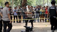 Lokasi Ledakan di Monas Digaris Polisi