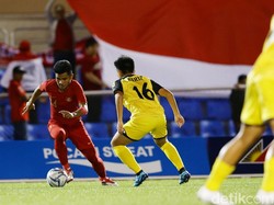 Timnas Indonesia U-22 berpesta gol ke gawang Brunei Darussalam di lanjutan SEA Games 2019. Garuda Muda menang 8-0, Osvaldo Haay bikin hat-trick.