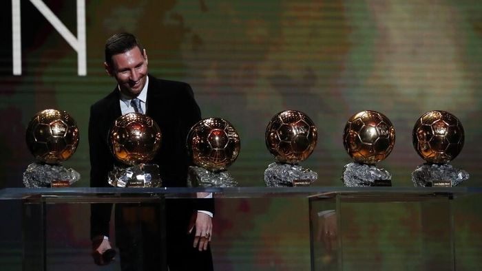 Lionel Messi merasa rekor Ballon dOr-nya mungkin saja dipecahkan di masa depan. (Foto: Francois Mori / AP Photo) Lionel Messi merasa rekor Ballon dOr-nya mungkin saja dipecahkan di masa depan. (Foto: Francois Mori / AP Photo)