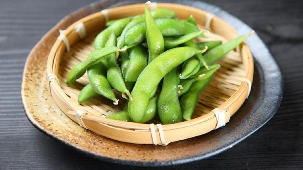 Edamame is one of the popular Japanese cuisine