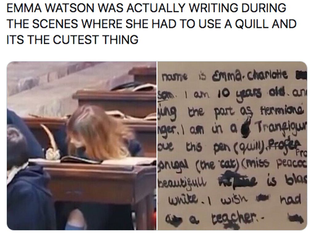 Meme Tulisan Hermione di Film Harry Potter, Kocak-kocak Banget! Meme Tulisan Hermione di Film Harry Potter, Kocak-kocak Banget!