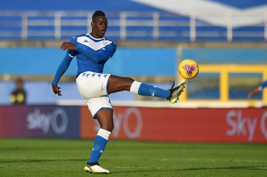 BRESCIA, ITALY - NOVEMBER 09: Mario Balotelli of Brescia shows his dejection during the Serie A match between Brescia Calcio and Torino FC at Stadio Mario Rigamonti on November 09, 2019 in Brescia, Italy. (Photo by Tullio M. Puglia/Getty Images)