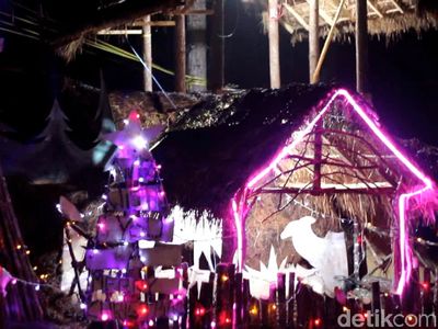 Foto: Warna-warni Instagramable Kampung Natal di Sulawesi