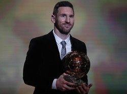 Momen Pesepakbola Lionel Messi Raih Ballon dOr 2019
