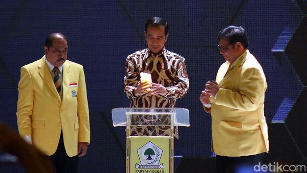 Jokowi Hadiri Munas Partai Golkar