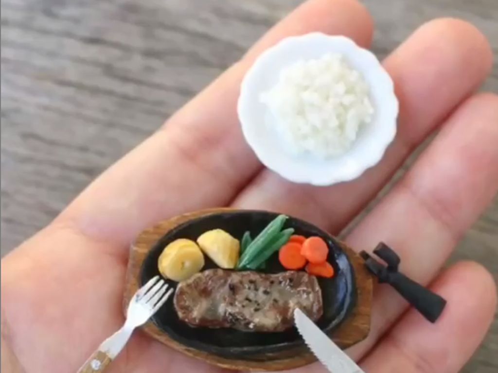 Gemas! Bentuk Makanan Ini Berbentuk Miniatur Mini