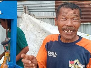 Gerobak Mi Ayam di Kota Madiun Jalan Sendiri, Pemilik Mengaku Heran