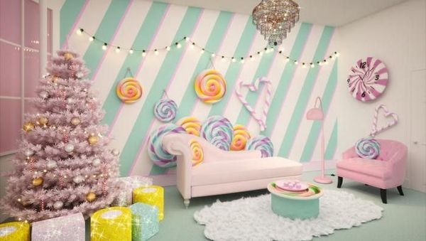 Asyik! Bisa Tidur di Kamar Penuh Permen Saat Liburan Akhir Tahun