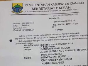 Waspada! Penipu Modus SK PNS Berkeliaran di Cianjur