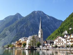 Terpesona Pemandangan Surga Desa Hallstatt Terpesona Pemandangan Surga Desa Hallstatt
